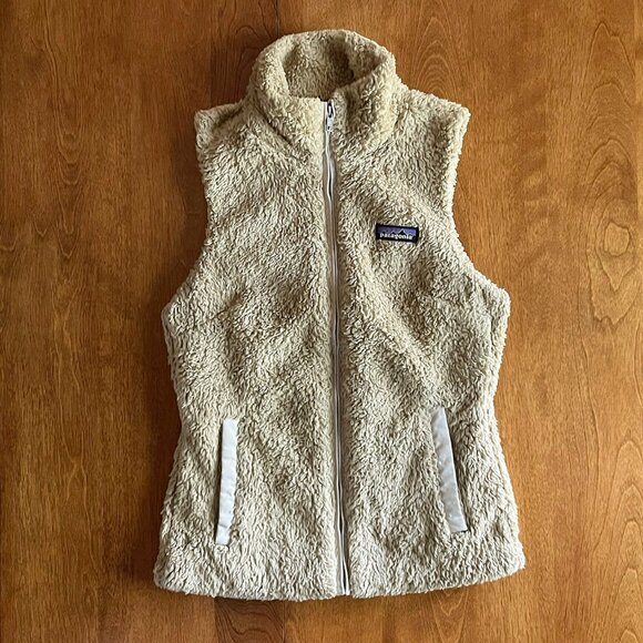 Patagonia tan fleece vest XS - Picture 1 of 11